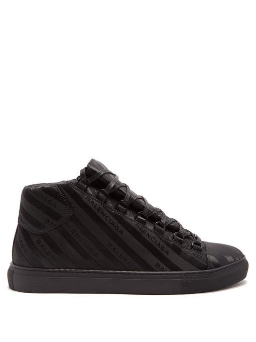 balenciaga arena black high top