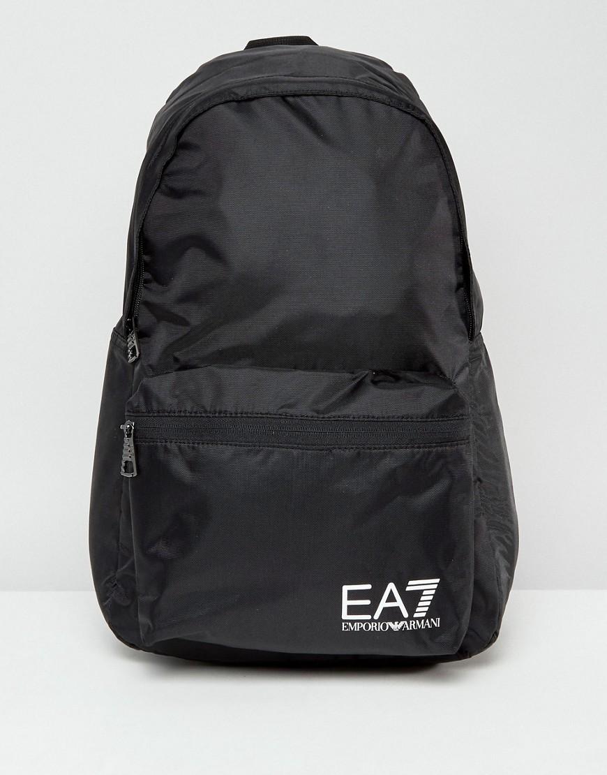 ea7 backpack black