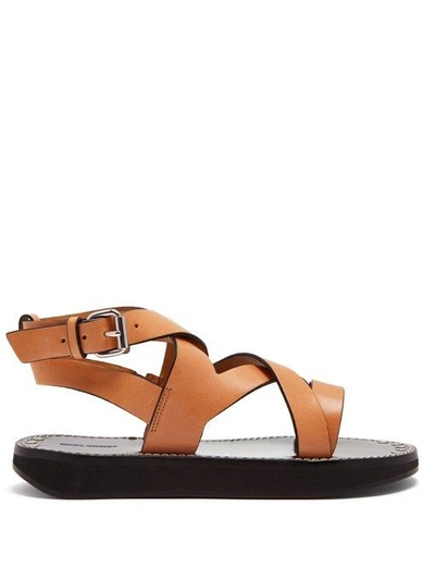 Isabel Marant Noelly Embellished Leather Sandals Light | ModeSens