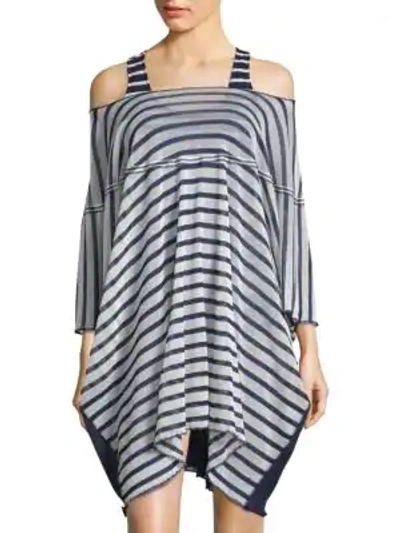 Shop Fuzzi Stripe Tunic In Coco