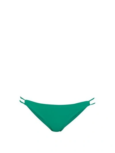 Heidi Klein Key West Double String Triangle Bikini Top In Emerald-green ...
