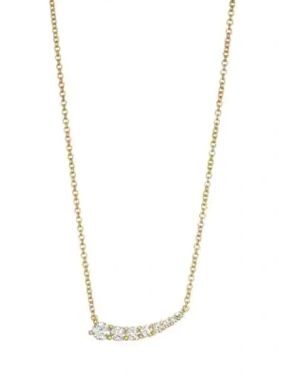 Shop Anita Ko 18k Gold & Diamond Graduated Necklace In Yellow Gold