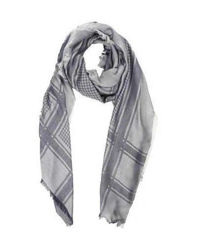 Shop Armani Collezioni Scarves In Blue