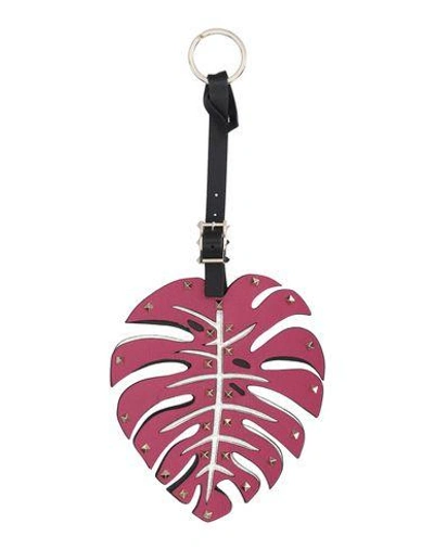 Valentino Garavani Key Ring In Garnet