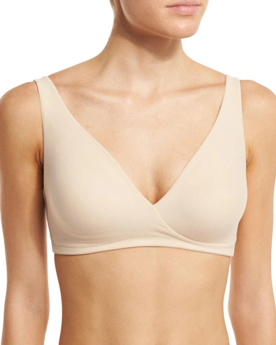 Shop Wacoal How Perfect Full-cup Wireless Bra In Natural Nude