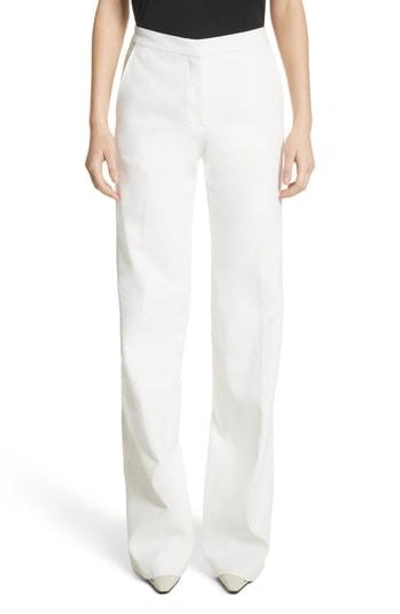 Shop Off-white Wide Leg Pants In White
