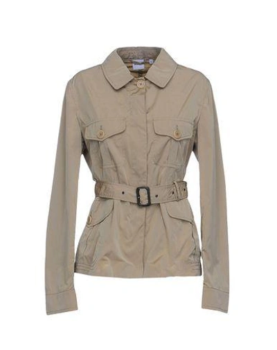 Shop Aspesi Full-length Jacket In Sand