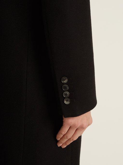 The Row Amutto Single-breasted Wool Coat In Black | ModeSens