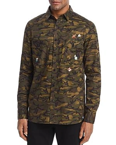 Shop Sovereign Code Nintendo Camouflage Regular Fit Button-down Shirt - 100% Exclusive