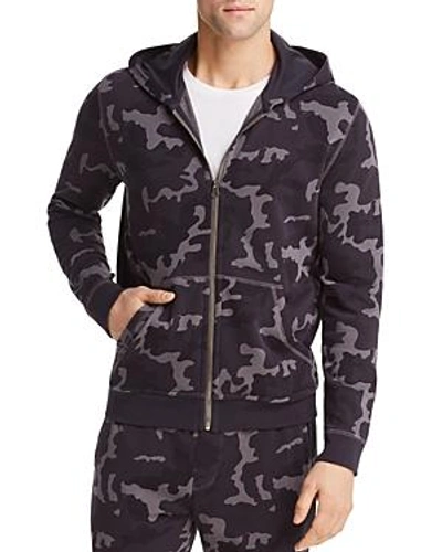 Shop Atm Anthony Thomas Melillo French Terry Camouflage Zip Hoodie - 100% Exclusive In Black Camo