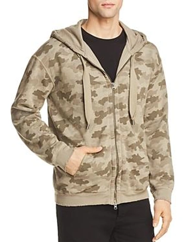 Shop Atm Anthony Thomas Melillo Camouflage Zip Hoodie - 100% Exclusive In Sage Camo