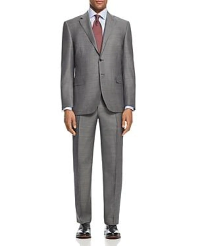 Shop Canali Diamond Weave Classic Fit Suit In Gray