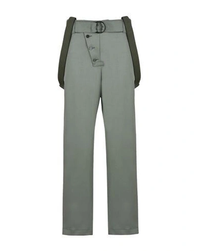Shop Emporio Armani Pants In Military Green