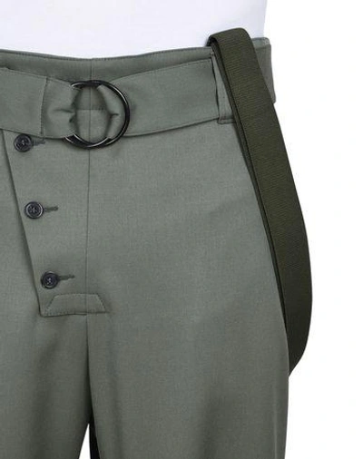 Shop Emporio Armani Pants In Military Green