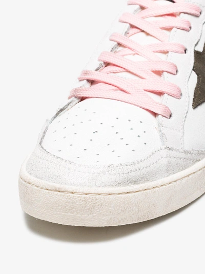 Shop Golden Goose Deluxe Brand White Ball Star Leather Sneakers