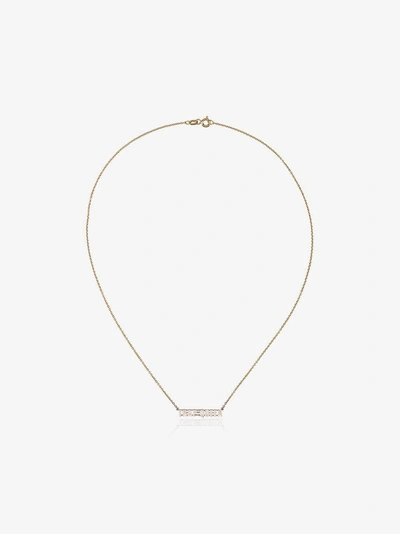 Shop Established 14kt Gold Trap Queen Necklace In Metallic