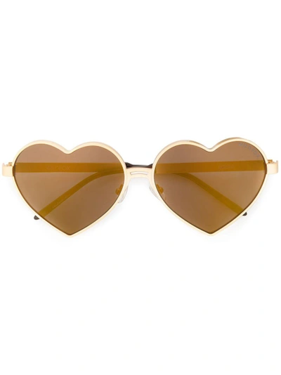 Shop Wildfox Heart Shaped Sunglasses