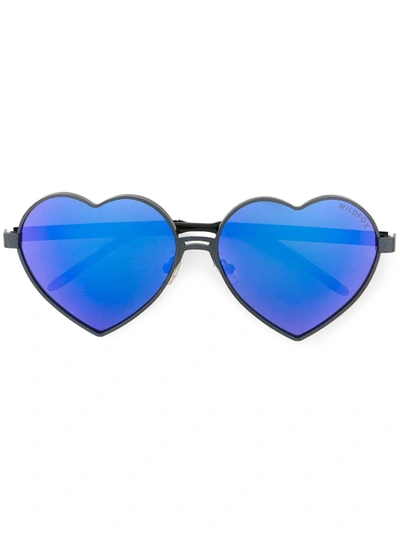 Shop Wildfox Heart Shaped Sunglasses