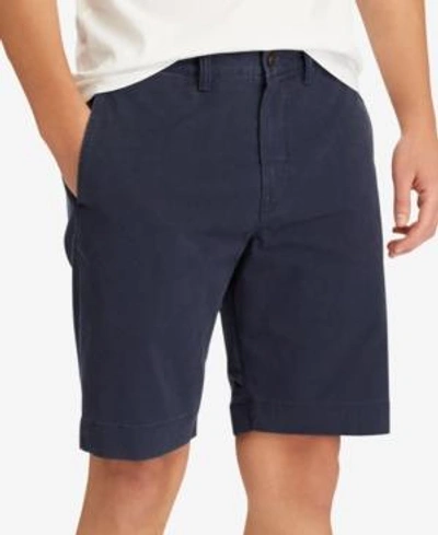 Shop Polo Ralph Lauren Men's Big & Tall Classic Fit Stretch Chino Shorts In Nautical Ink