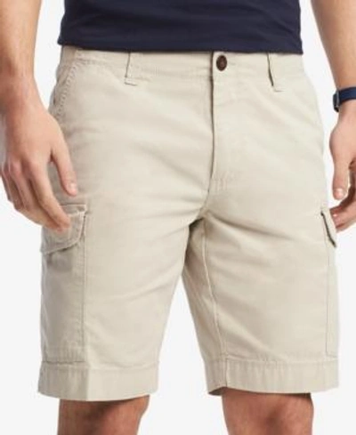 Shop Tommy Hilfiger Men's 10" Cargo Shorts, Created For Macy's In Drizzle