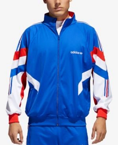 Shop Adidas Originals Adidas Men's Originals Aloxe Track Jacket In Bold Blue