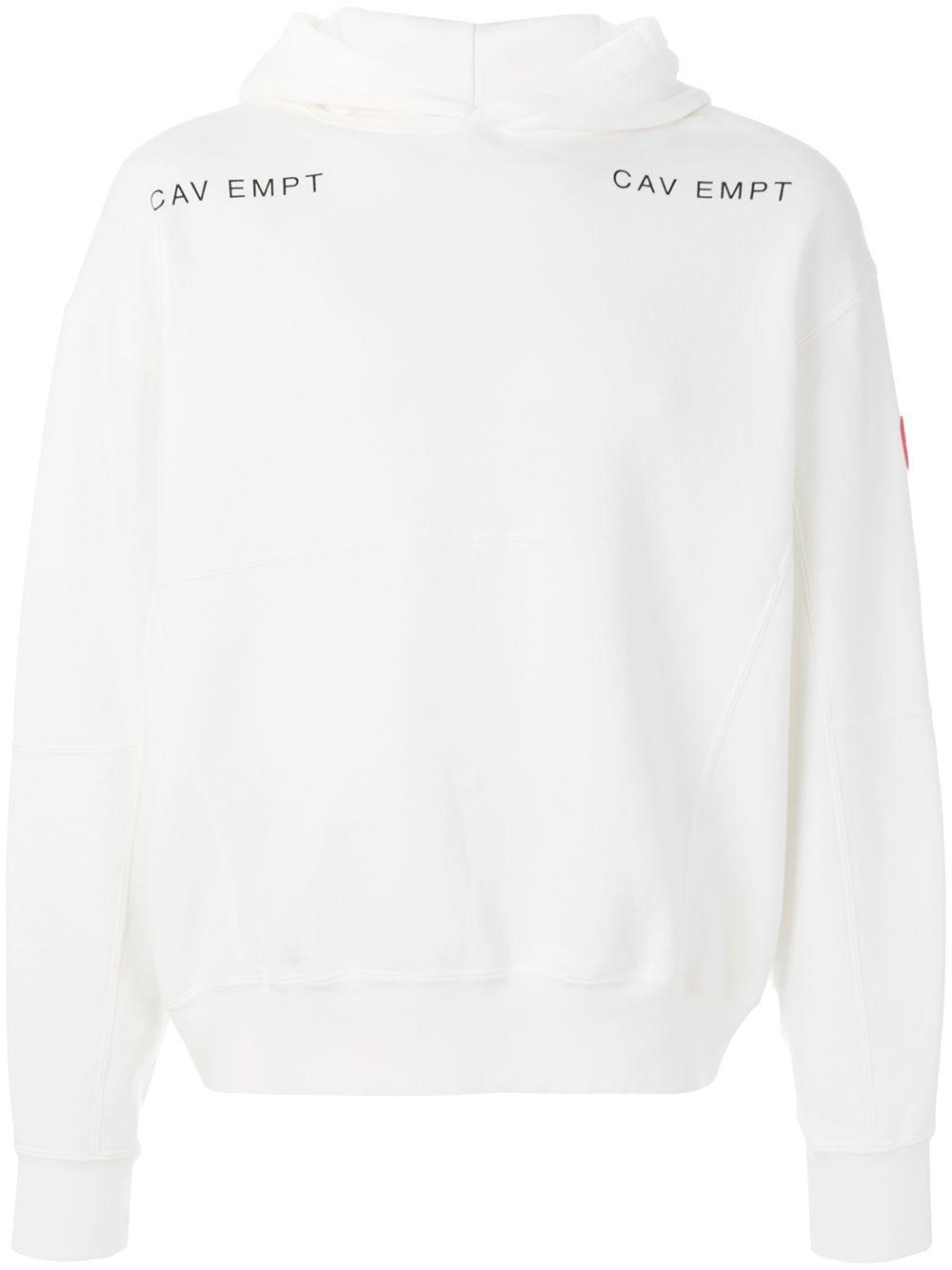 cav empt white hoodie