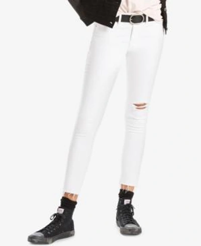 Shop Levi's 711 Skinny Ankle Jeans In Light Lilac Twill