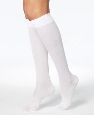 Shop Gold Toe Wellness Women's Compression Firm-support Knee-high Socks In White