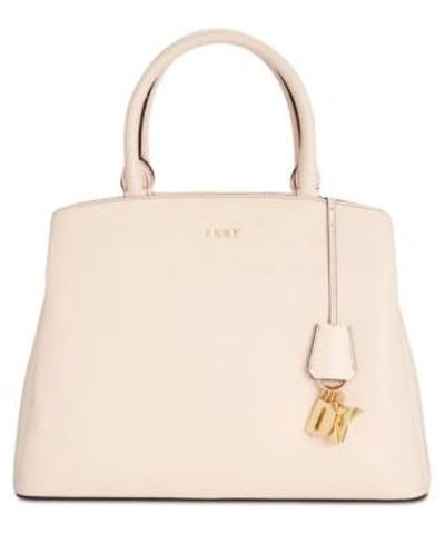 Shop Dkny Paige Large Satchel, Created For Macy's In Quartz
