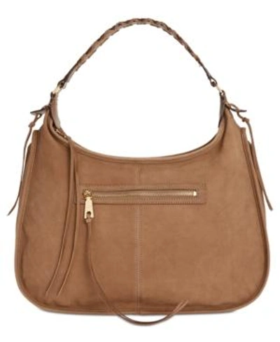 Shop Dkny Shanna Hobo, Created For Macy's In Taupe