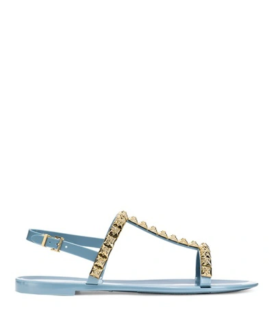 Shop Stuart Weitzman The Jelrose Sandal In Aegean Blue Jelly