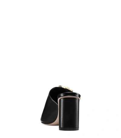 Shop Stuart Weitzman The Theone Sandal In Black Nappa Leather