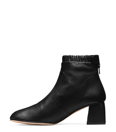 Shop Stuart Weitzman The Tabbi Bootie In Black Matte Leather