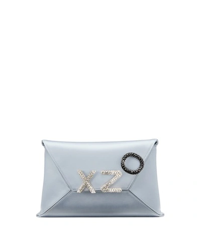Shop Stuart Weitzman The Bag Clip In Clear Crystal