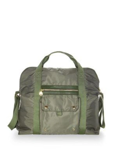 Shop Stella Mccartney Fern Diaper Bag In Olive