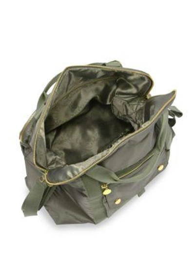 Shop Stella Mccartney Fern Diaper Bag In Olive