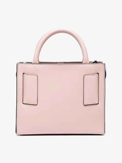 Shop Boyy Pink Bobby 23 Leather Tote Bag In Pink/purple