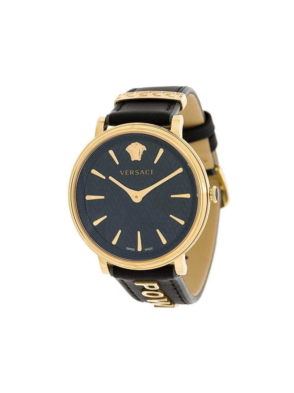 Versace Manifesto Power Watch - Black | ModeSens