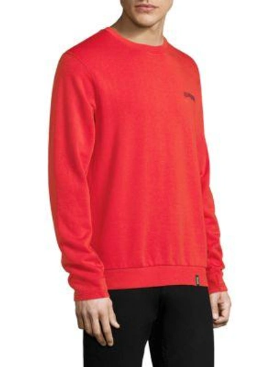 Shop Vilebrequin French Terry Long-sleeve Pullover In Coral