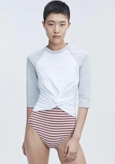 Shop Alexander Wang Twist Front Top In White