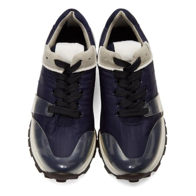 Shop Acne Studios Navy Joriko Sneakers