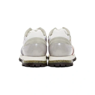 Shop Acne Studios White Joriko Flower Sneakers