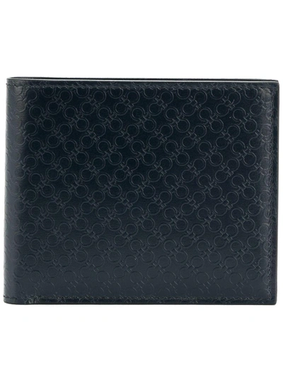 double Gancio texture wallet