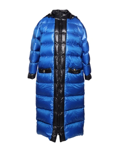 Shop Moschino Down Jacket In Blue