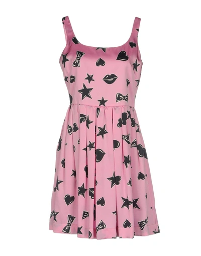 Shop Moschino Woman Mini Dress Pink Size 6 Viscose