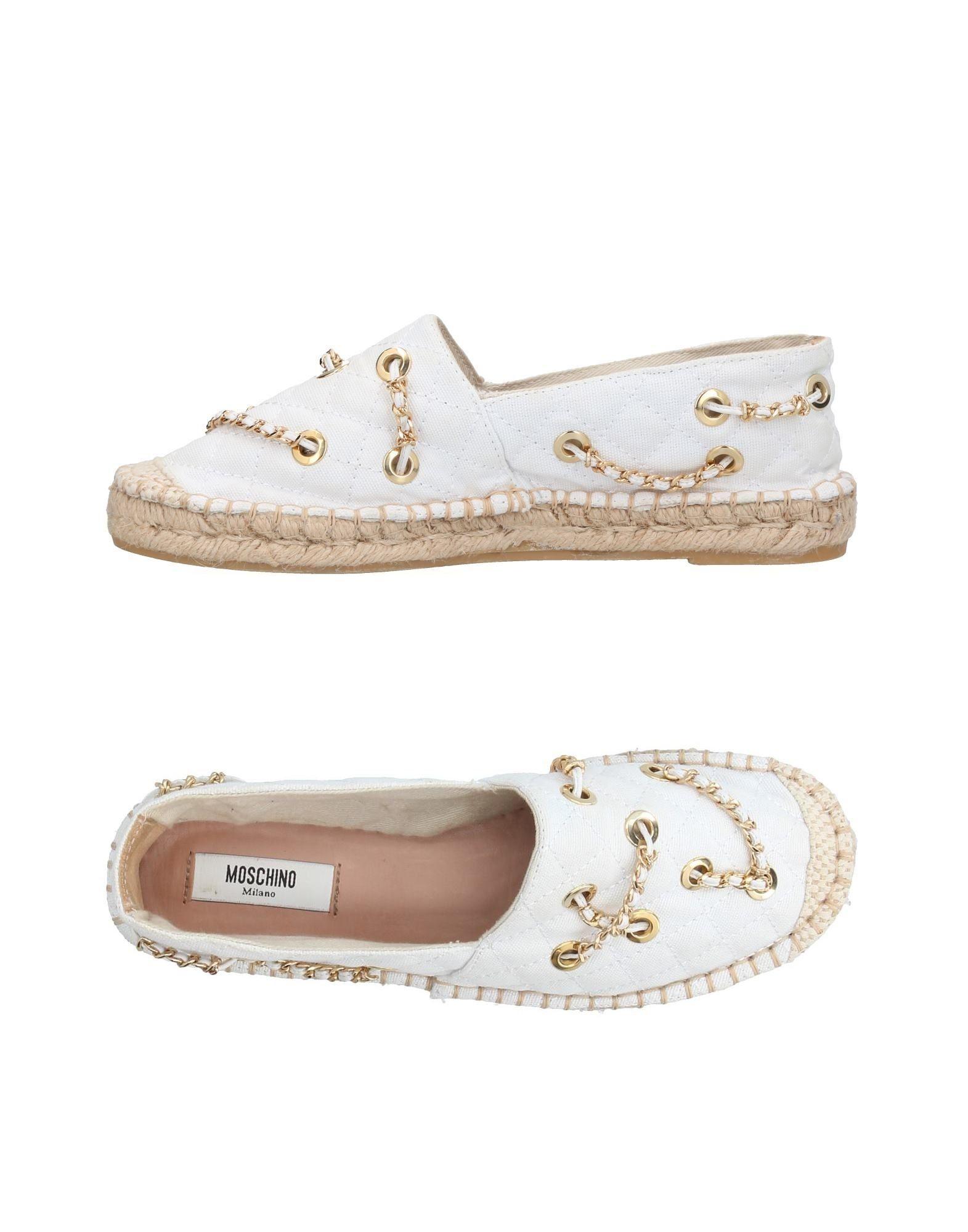 moschino espadrilles white