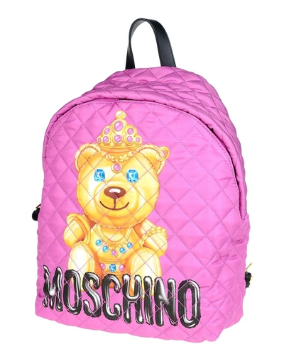 Shop Moschino Backpack & Fanny Pack In Light Purple