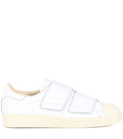Shop Adidas Originals Superstar 80s Cf Leather Sneakers In White