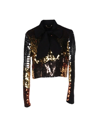 Shop Moschino Blazer In Black