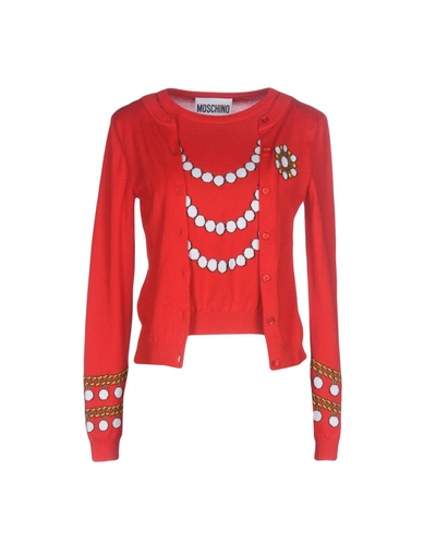Shop Moschino Sweaters In Red